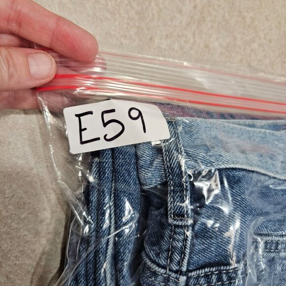 Kancan Women's High-Rise Patchwork Jeans Straight Leg Blue Size 1/24 - Picture 12 of 12